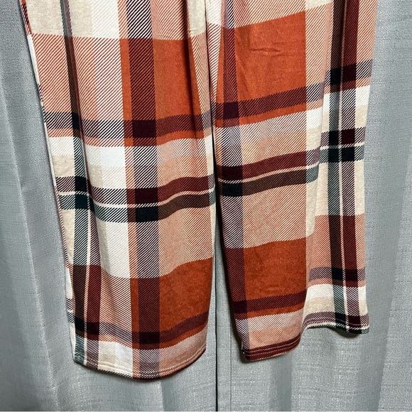 Wโs Joyspun Plaid Wide Leg Lounge Pants - Picture 4 of 7